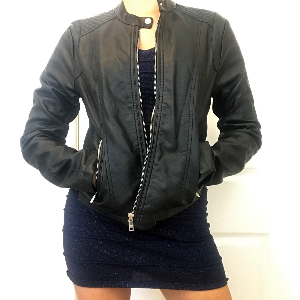 Black pleather jacket